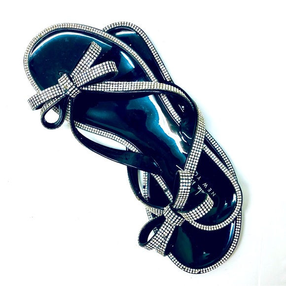 Nicole Miller Rhinestone Sandals - Picture 11 of 12
